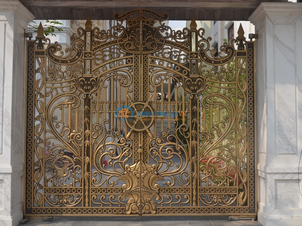 Cổng nhôm đúc CNDTD-09