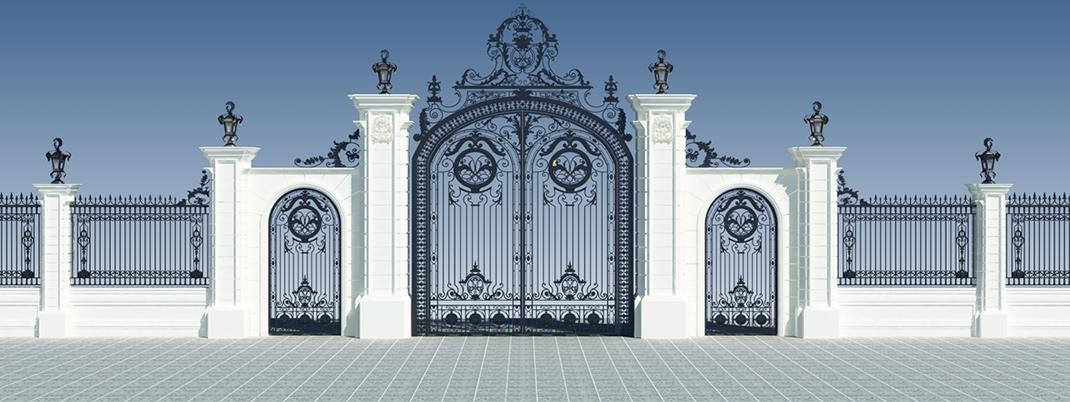 Cửa cổng sắt